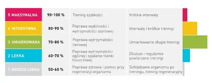 strefy tętna bieganie