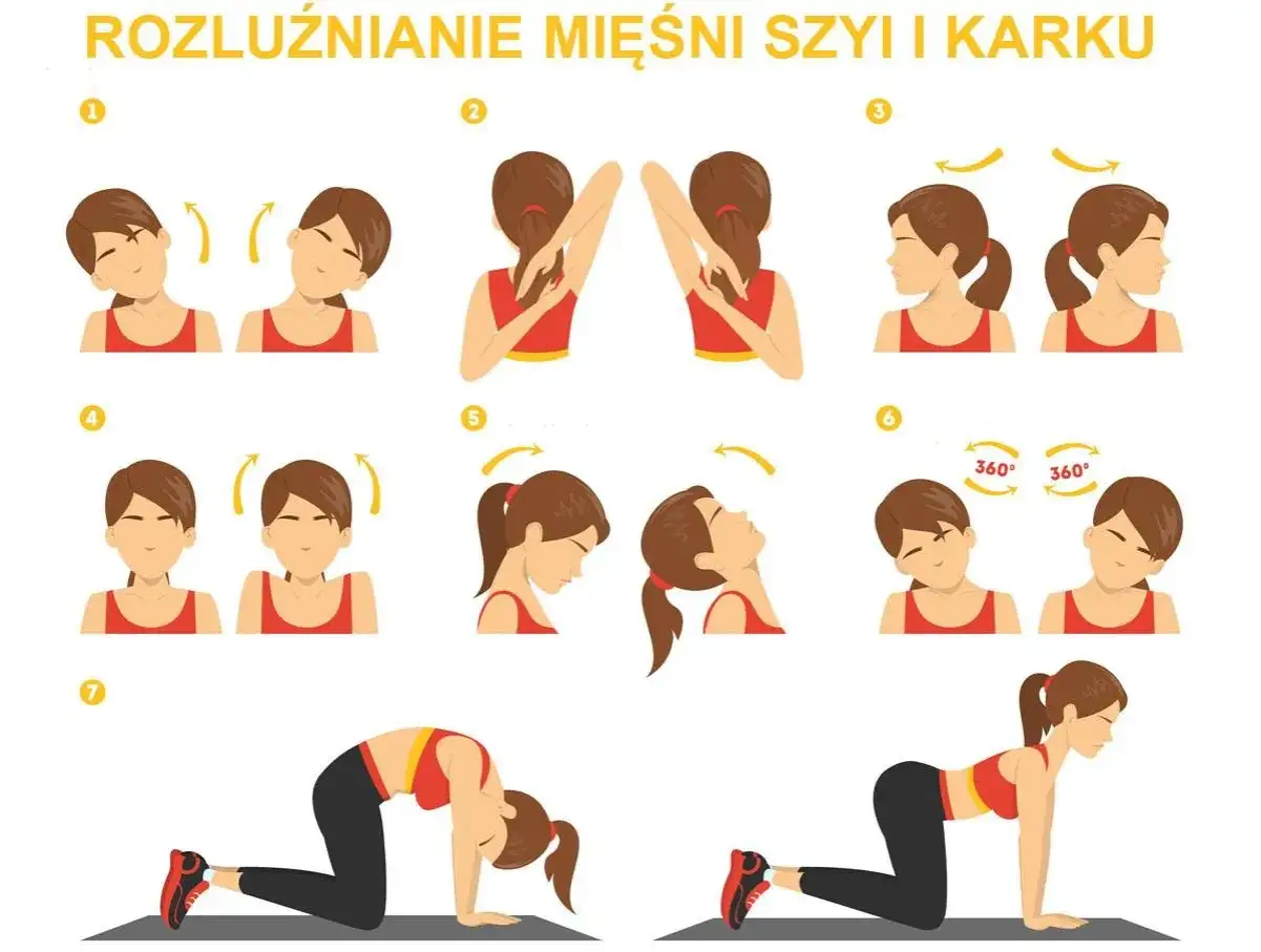 Ćwiczenia na rozciąganie karku i szyi